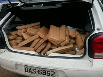 PM apreende em Rondonópolis maconha que saiu de Coxim