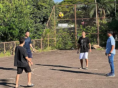PREFEITURA ASSINA ORDEM DE SERVIÇO PARA REFORMA DA QUADRA POLIESPORTIVA DO COOPHAFÉ