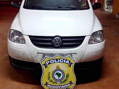 Veiculo com ocorrência de roubo é recuperado pela PRF