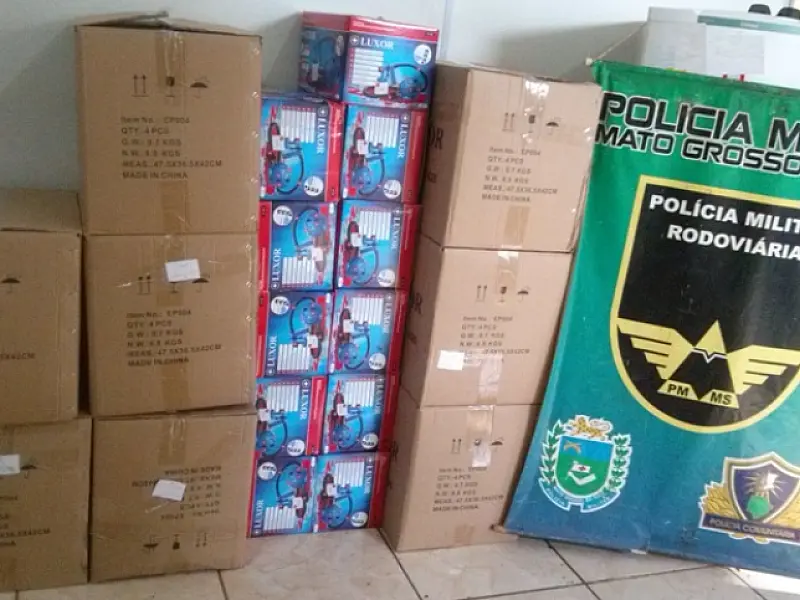 Policiais apreendem 43 pulverizadores elétricos de pintura
