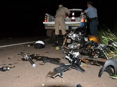 Jovem morre em acidente de moto na MS-134