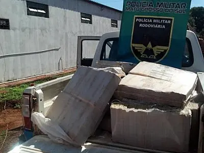 PMR apreende mais de 400 kg de maconha em Maracaju