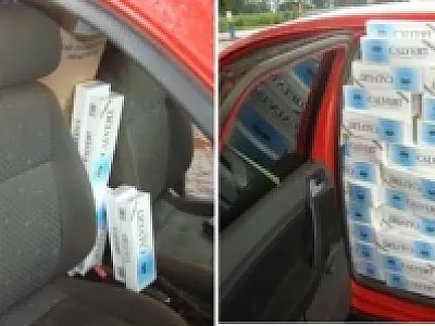 PMR apreende carro abarrotado de cigarros contrabandeados