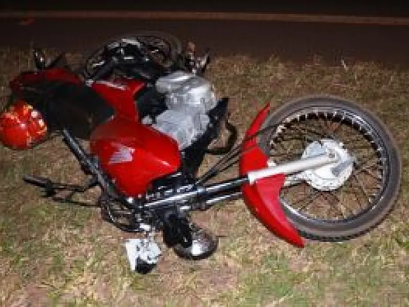 Acidente gravíssimo mata motociclista na MS-141 na noite desse domingo