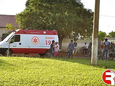Ciclista fica ferida em acidente em Sidrolândia