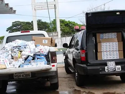 Mais de 7 mil maços de cigarros são apreendidos em bairros da Capital