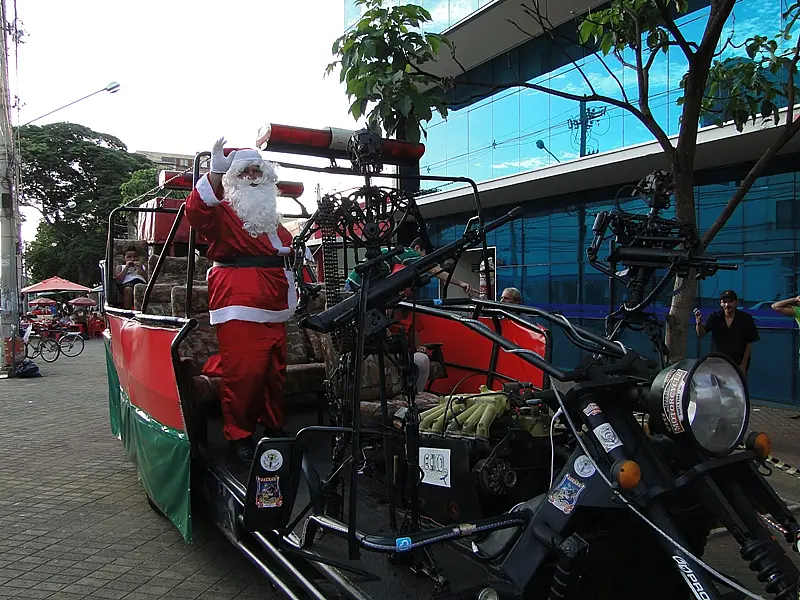 Papai Noel estará no centro de Campo Grande até dia 22 de dezembro