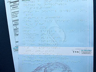 Sanesul irá lançar contas de água em braile