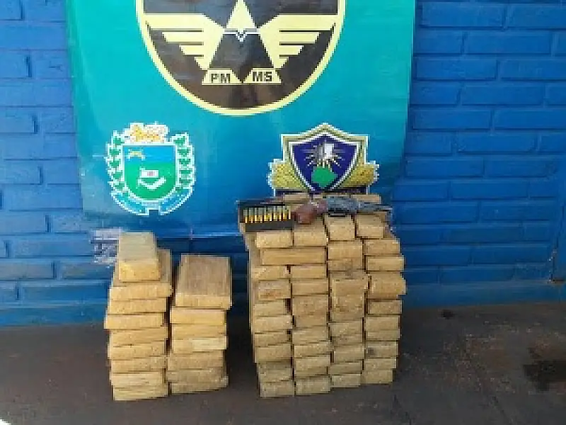 Paulista é preso com arma de uso restrito e drogas na rodovia MS-270