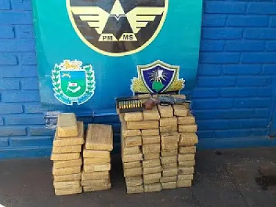 Paulista é preso com arma de uso restrito e drogas na rodovia MS-270