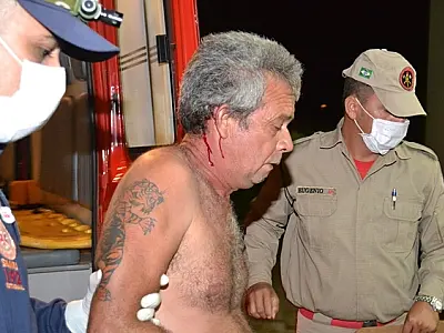 Homem é atingido por foice enquanto pescava no rio Taquari, em Coxim