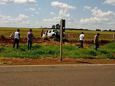 Secretário de saúde de Camapuã sofre acidente na BR-060