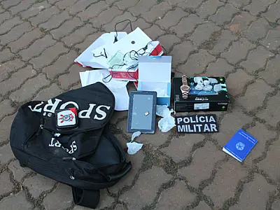 PM apreende drogas, objetos e duas pessoas em Chapadão do Sul