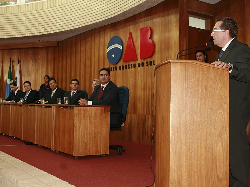 Durante posse nova diretoria da OAB/MS fala em união na entidade