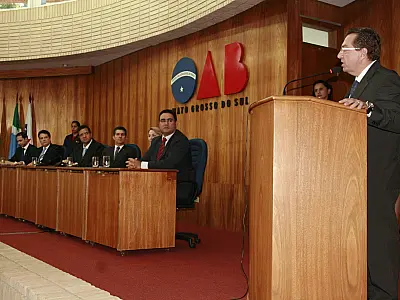 Durante posse nova diretoria da OAB/MS fala em união na entidade