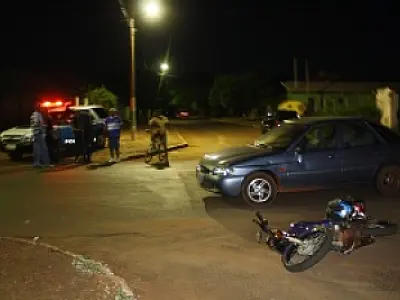 Adolescente fica ferida em acidente em Fátima do Sul