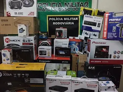 Polícia Militar Rodoviária apreende contrabando na MS 164