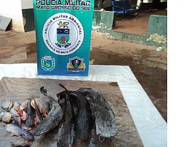 Turista paulista é autuado com 48 kg de pescado ilegal