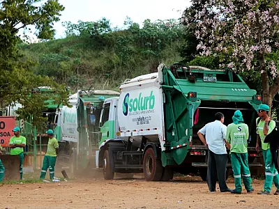 Entrada de caminhões no aterro de de lixo é liberada após negociações