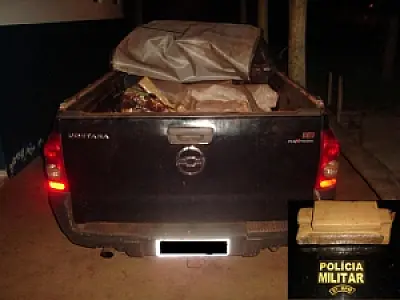 PM de Santa Rita do Pardo apreende 255 kg de maconha