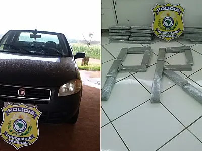 PRF prende quase 700 kg de maconha neste final de semana