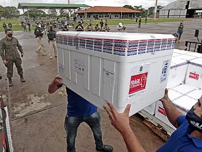 MS recebe mais 70.160 doses de vacina contra Covid-19
