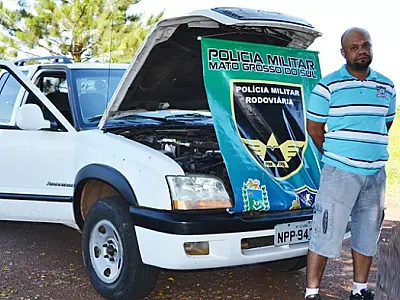 Polícia apreende caminhonete com placas clonada