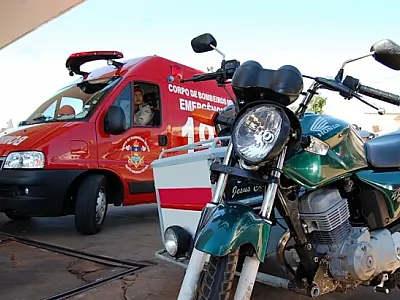 Colisão entre duas motocicletas deixa ferido em Nova Andradina