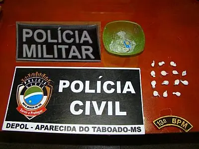 Dois traficantes são presos pela Polícia Militar de Aparecida do Taboado