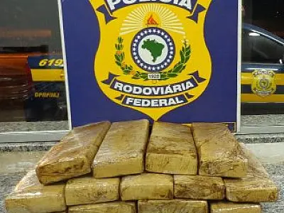 PRF apreende maconha que seria levada para Manaus