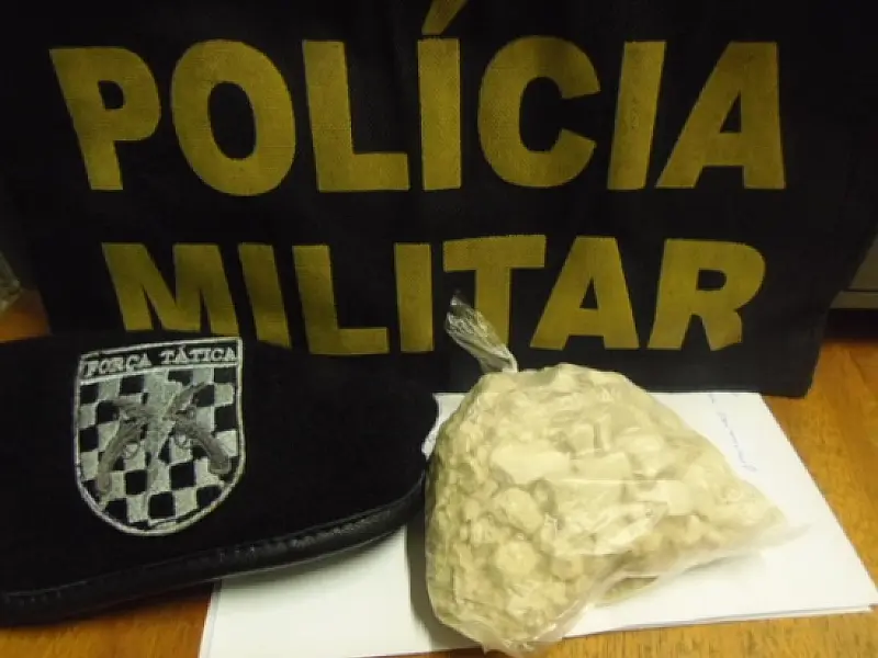 BPM de Corumbá prende casal com droga na BR-262