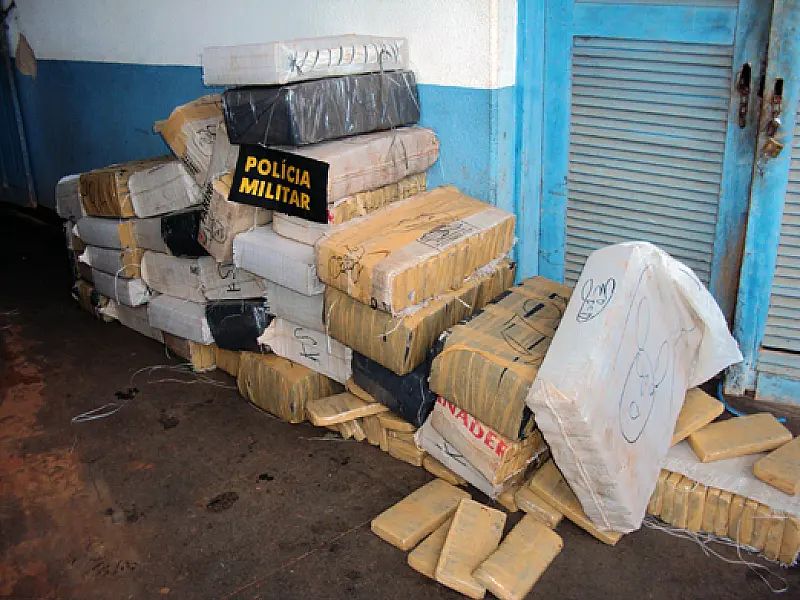 Polícia apreende 690kg de maconha em Coronel Sapucaia
