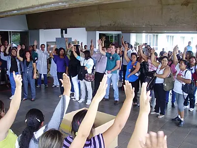 Após mobilização de enfermermeiros, reivindicações serão discutidas na quarta-feira