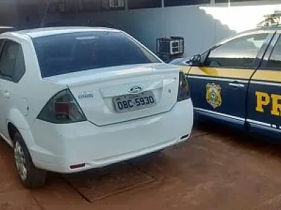 PRF recupera veículo roubado no MT em São Gabriel