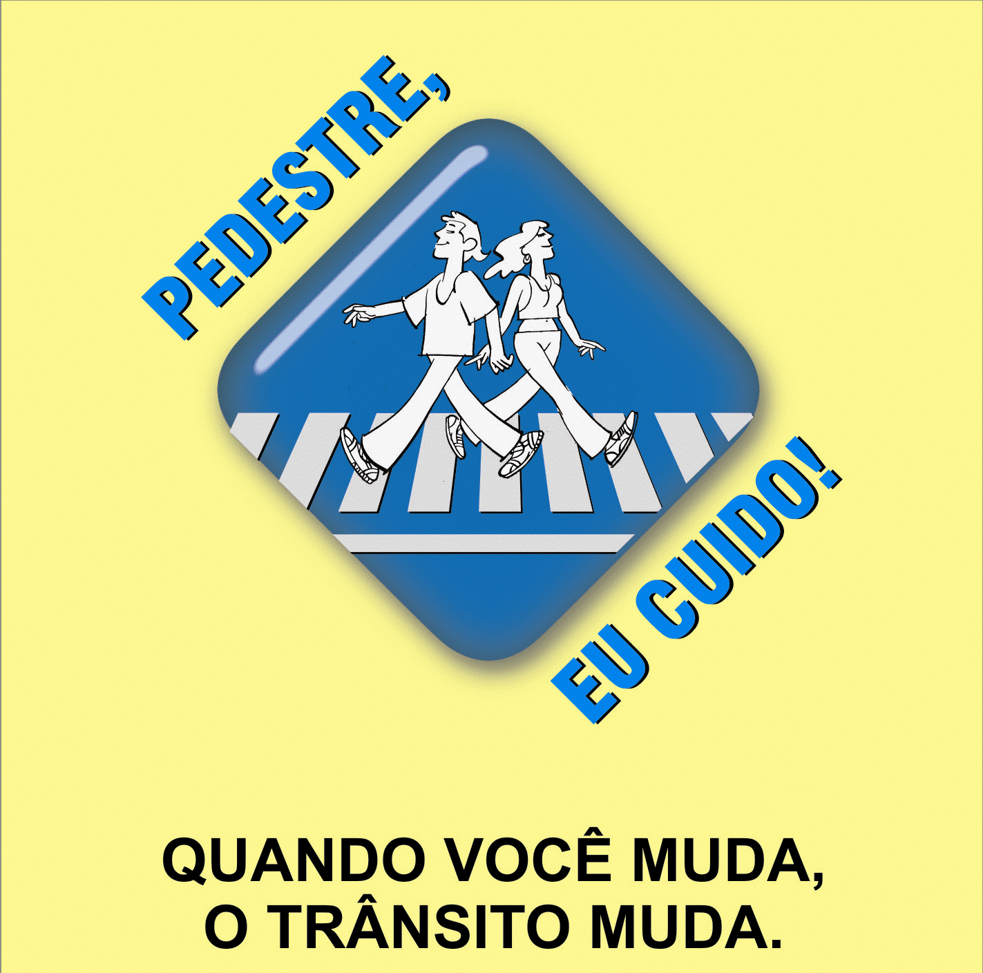 No mês de maio Detran retoma programa de segurança dos pedestres