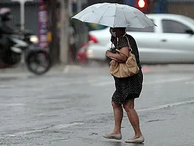 Quinta-feira continua com previsão de chuva em todas as regiões do Estado, com mais intensidade