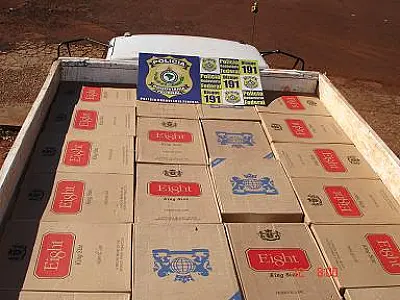 PRF apreende mais de 4.700 pacotes de cigarros