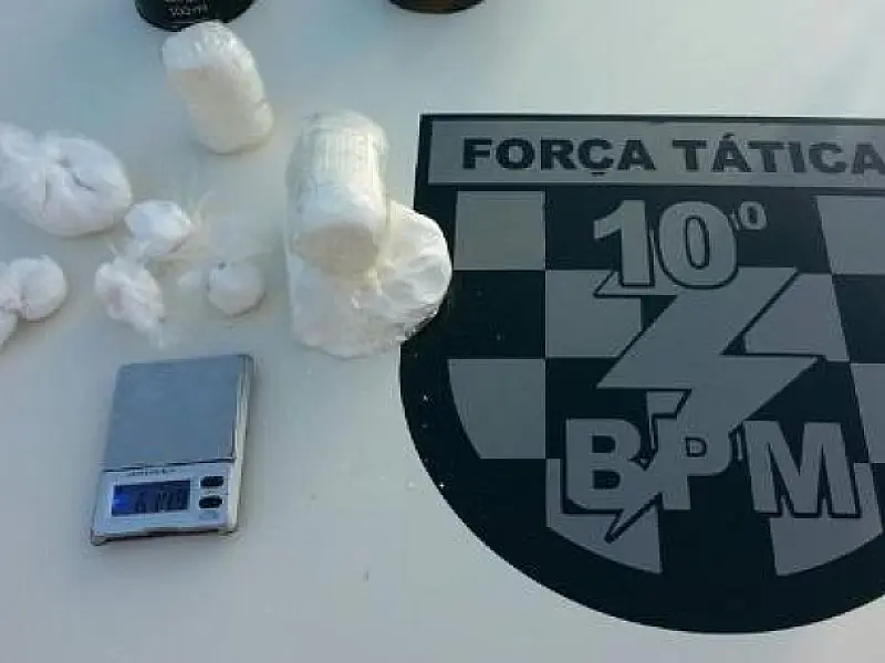 PM apreende cocaína em residência da Capital