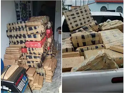 PM apreende mais de uma tonelada de maconha em Figueirão