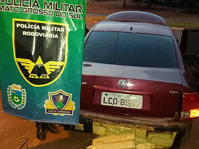 PMR apreende 37 kg de maconha na região de Maracaju