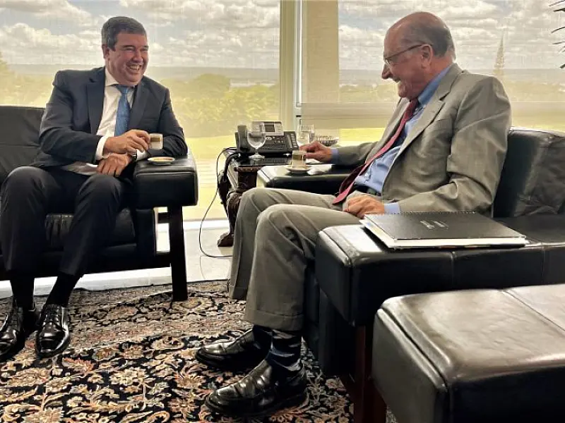 Riedel e Alckmin discutem industrialização e ações para fortalecer economia de MS
