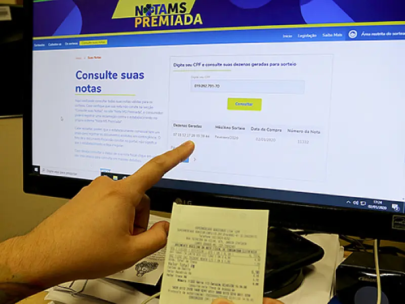 Ganhadores do Nota MS Premiada podem perder o direito aos prêmios se não fizerem o cadastro