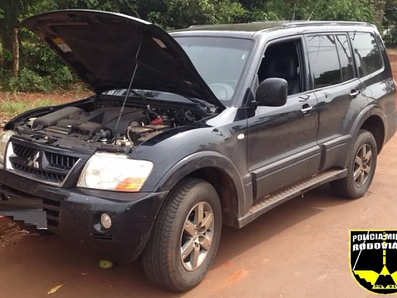 Polícia Militar Rodoviária apreende Pajero com chassi adulterado