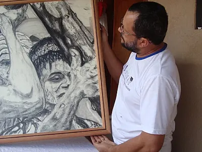Artista plástico da Capital expõe coletânea na Jornada Mundial da Juventude