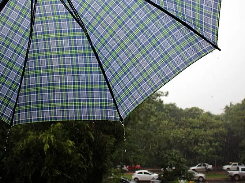 Passagem de frente fria provoca chuva e ameniza calorão em Mato Grosso do Sul
