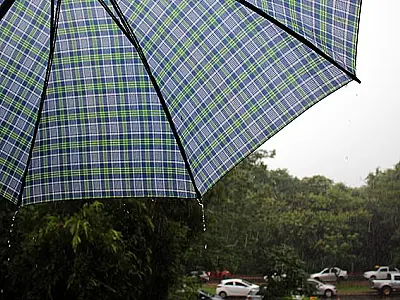 Passagem de frente fria provoca chuva e ameniza calorão em Mato Grosso do Sul
