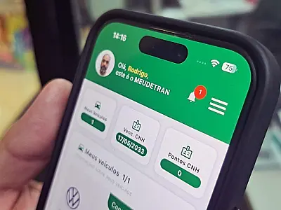 Aplicativo e Portal Meu Detran começam a notificar sobre prazo de licenciamento de veículos em MS