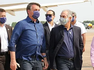 Bolsonaro destaca ações de segurança e a força do agronegócio ao inaugurar estação de radar em Corumbá