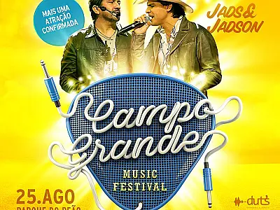 Campo Grande Music Festival anuncia a quinta atração