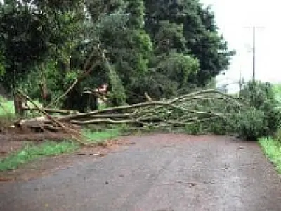 Tempestade provoca prejuízos em Fátima do Sul